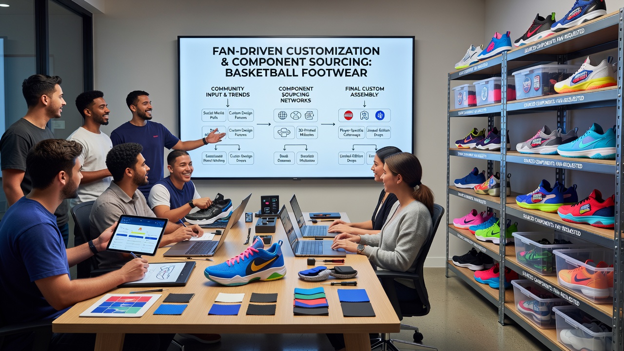 Global market map highlighting sourcing routes for customized basketball and tennis gear components