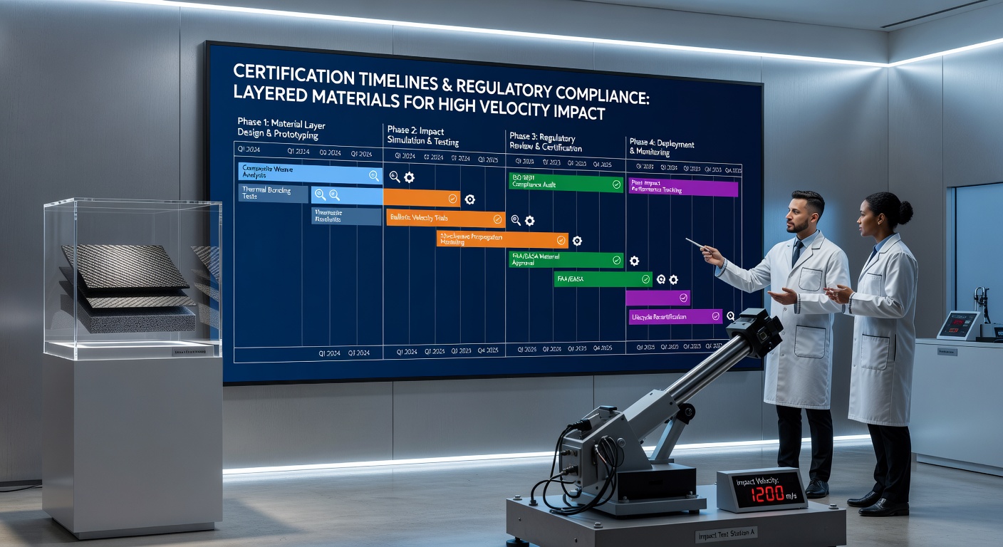 Certification testing equipment evaluating layered composites for sports implements